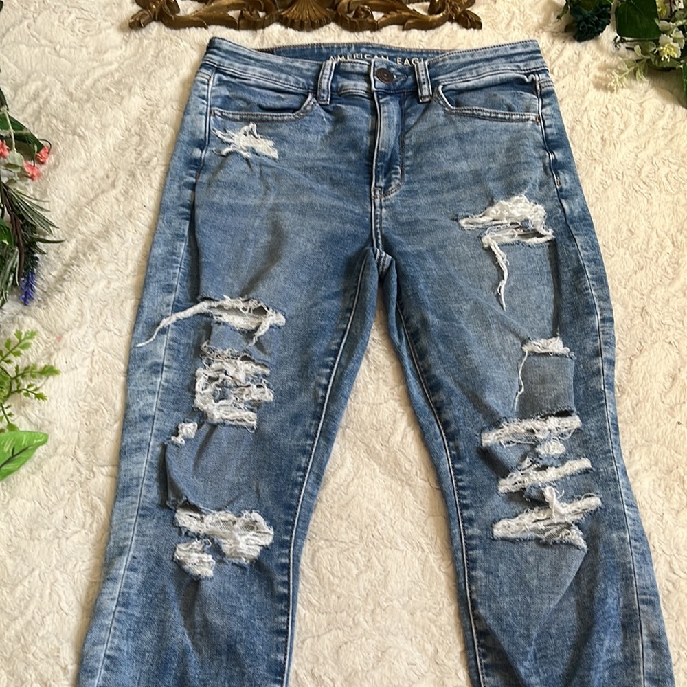 American Eagle Hi Rise Jegging Crop size 6 Short - Picture 2 of 5